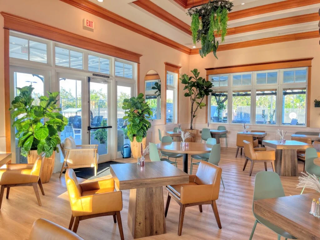 Dining at the Padel Grille